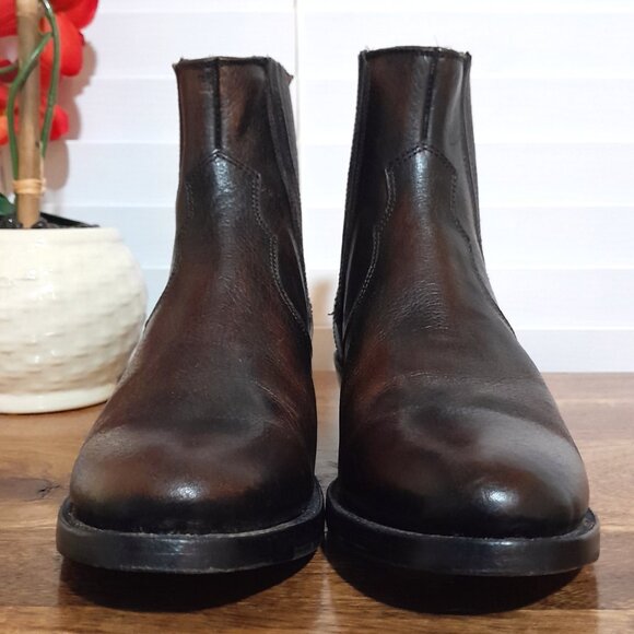 Frye Ankle Boots  Chelsea Boots Women's size 6.5B Cognac Color - Picture 4 of 10